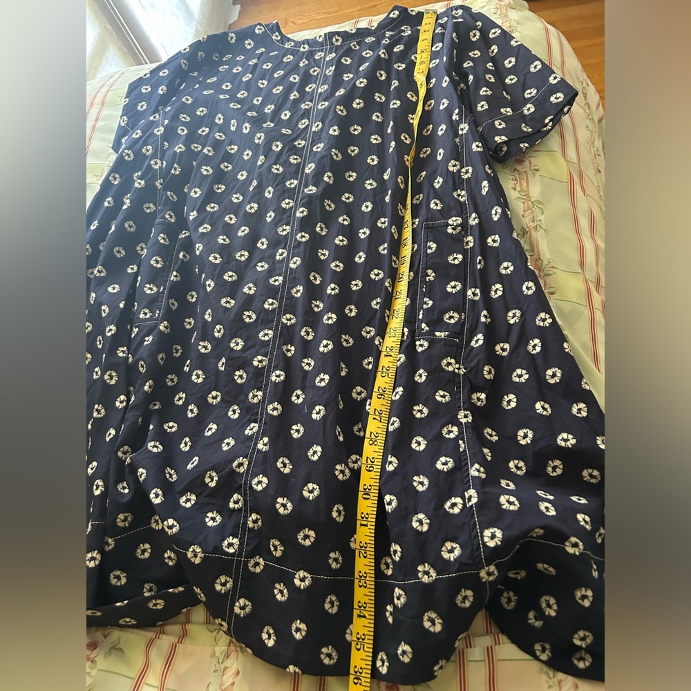 Anthropology MAEVE SHORT-SLEEVE CREW-NECK SWING MINI DRESS - Picture 6 of 7